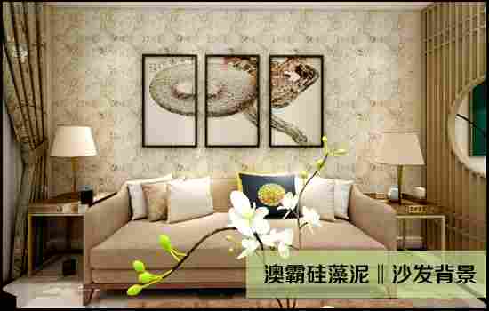 【澳霸硅藻泥】客厅沙发背景搭配技巧(图1)