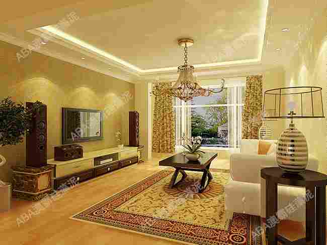 澳霸负离子硅藻泥背景墙装修效果图(图1)