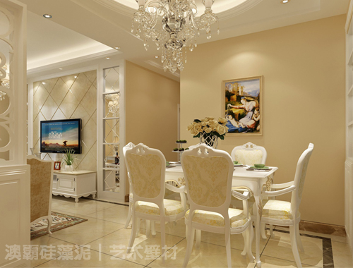 硅藻泥墙艺--餐桌旁的另一道风景(图4)